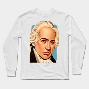 Physicist Daniel Gabriel Fahrenheit illustration Long Sleeve T-Shirt